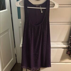 Purple Sleeveless Top, Charlotte Russe, XS